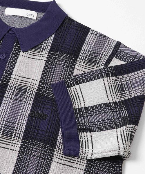 URBAN RESEARCH Sonny Label(アーバンリサーチサニーレーベル)の「OOPS チェックポロニット(ニット/セーター・メンズ・ブラウン系その他/ホワイト系その他・LARGE/X-LARGE/MEDIUM)」の15枚目の写真