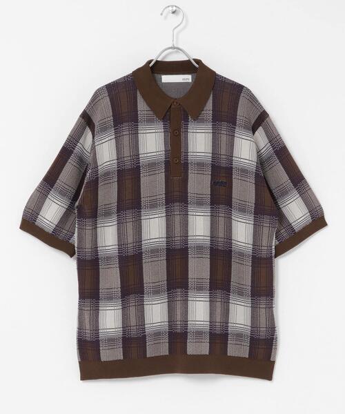 URBAN RESEARCH Sonny Label(アーバンリサーチサニーレーベル)の「OOPS チェックポロニット(ニット/セーター・メンズ・ブラウン系その他/ホワイト系その他・LARGE/X-LARGE/MEDIUM)」の20枚目の写真