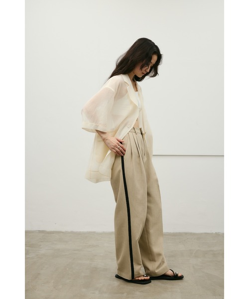 STYLEMIXER(スタイルミキサー)の「セットアップバイカラーパンツ(その他パンツ・レディース・ホワイト/ベージュ/ネイビー・SMALL/MEDIUM)」の21枚目の写真