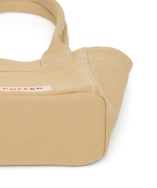 DER KOFFER（デルコッファー）の「SHOPPER CANVAS MINI [SAND]（トートバッグ・レディース・ベージュ・FREE）」の3枚目の写真