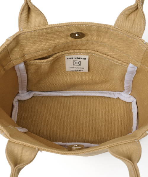 DER KOFFER（デルコッファー）の「SHOPPER CANVAS MINI [SAND]（トートバッグ・レディース・ベージュ・FREE）」の4枚目の写真