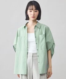 【はっ水・UV対策】ラウンドフォルムブラウス