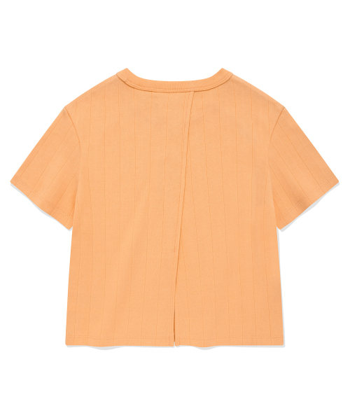 COVERNAT WOMAN(カバーナットウーマン)の「ウーマンクロップスリットTシャツサーモン(Tシャツ/カットソー・レディース・その他・WS/WM)」の2枚目の写真