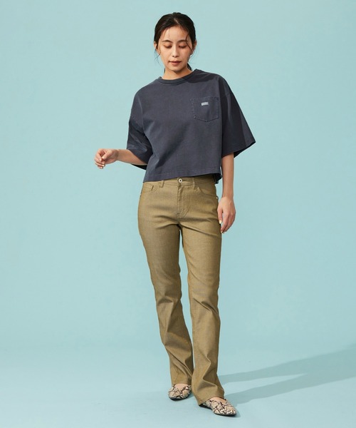 C17(シーセブンティーン)の「C17 COOL ストレート デニムパンツ【涼】(デニムパンツ・レディース・インディゴブルー/ダークインディゴブルー/ライトインディゴブルー/カーキ/ブラック・X-SMALL/SMALL/MEDIUM/LARGE)」の13枚目の写真