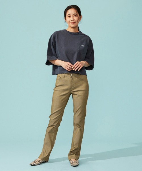 C17(シーセブンティーン)の「C17 COOL ストレート デニムパンツ【涼】(デニムパンツ・レディース・インディゴブルー/ダークインディゴブルー/ライトインディゴブルー/カーキ/ブラック・X-SMALL/SMALL/MEDIUM/LARGE)」の14枚目の写真