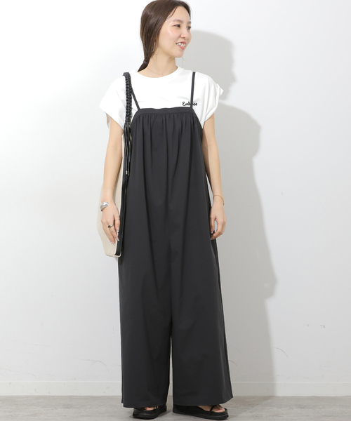 JOURNAL STANDARD relume(ジャーナルスタンダード レリューム)の「ジャージーギャザーサロペット(サロペット/オーバーオール・レディース・ブラック/ブラウン・FREE)」の18枚目の写真