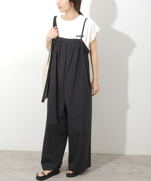 JOURNAL STANDARD relume(ジャーナルスタンダード レリューム)の「ジャージーギャザーサロペット(サロペット/オーバーオール・レディース・ブラック/ブラウン・FREE)」の17枚目の写真