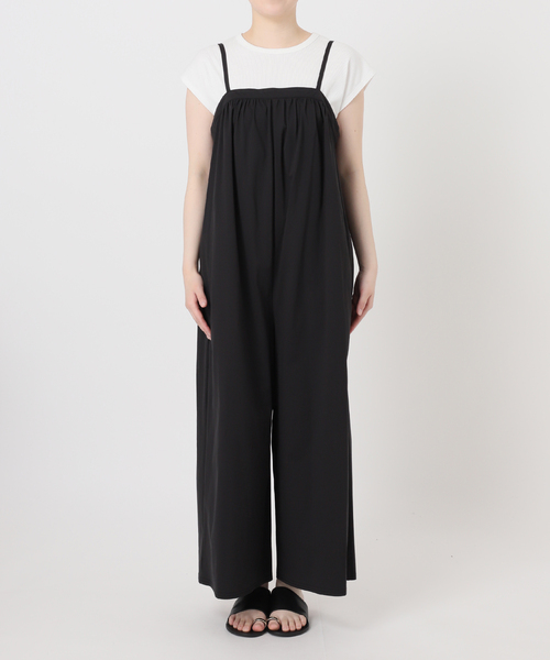 JOURNAL STANDARD relume(ジャーナルスタンダード レリューム)の「ジャージーギャザーサロペット(サロペット/オーバーオール・レディース・ブラック/ブラウン・FREE)」の11枚目の写真