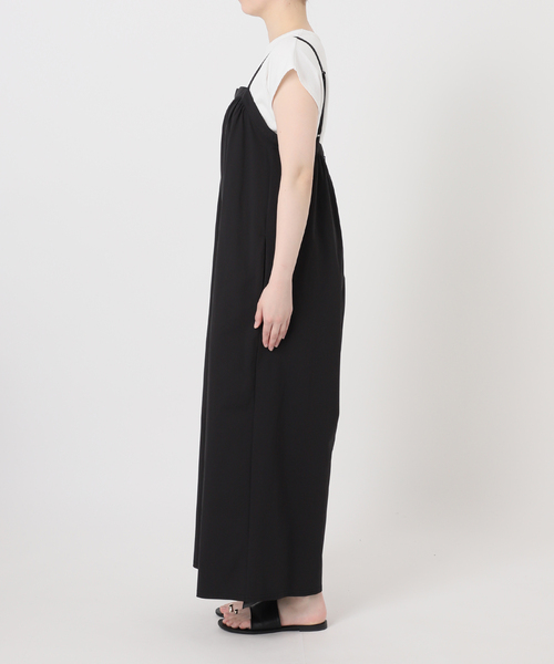JOURNAL STANDARD relume(ジャーナルスタンダード レリューム)の「ジャージーギャザーサロペット(サロペット/オーバーオール・レディース・ブラック/ブラウン・FREE)」の10枚目の写真