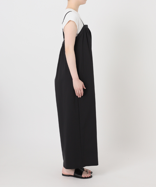 JOURNAL STANDARD relume(ジャーナルスタンダード レリューム)の「ジャージーギャザーサロペット(サロペット/オーバーオール・レディース・ブラック/ブラウン・FREE)」の9枚目の写真