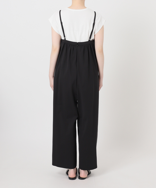 JOURNAL STANDARD relume(ジャーナルスタンダード レリューム)の「ジャージーギャザーサロペット(サロペット/オーバーオール・レディース・ブラック/ブラウン・FREE)」の8枚目の写真