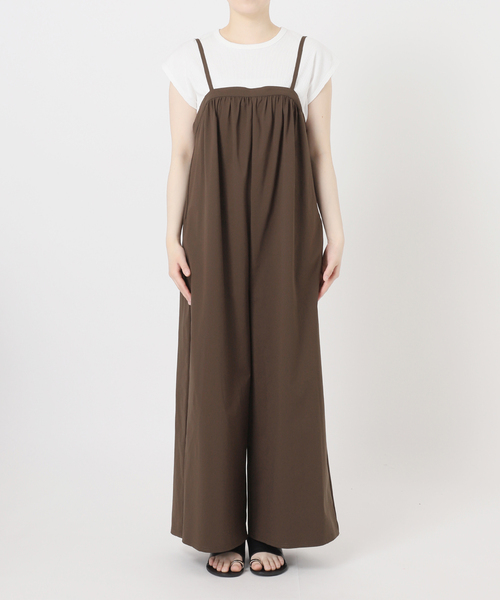 JOURNAL STANDARD relume(ジャーナルスタンダード レリューム)の「ジャージーギャザーサロペット(サロペット/オーバーオール・レディース・ブラック/ブラウン・FREE)」の19枚目の写真