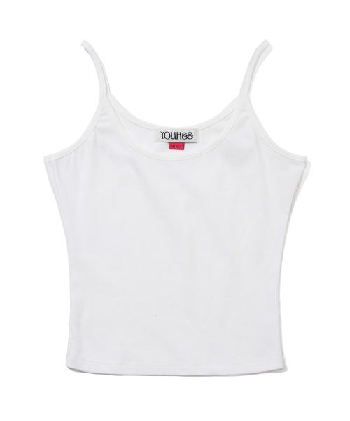 YOUHEE(ユヒ)の「LABEL DETAILED SLEEVELESS_WHITE(Tシャツ/カットソー・レディース・その他・SMALL/MEDIUM)」の6枚目の写真