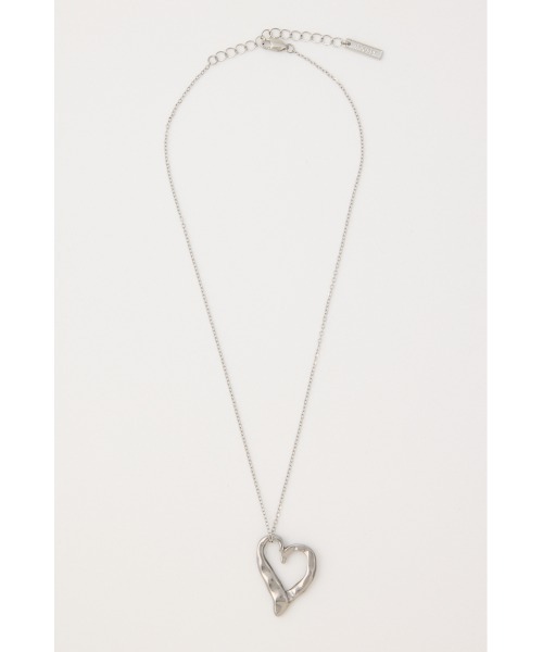 MOUSSY(マウジー)の「HEART MOTIF ネックレス(ネックレス・レディース・ゴールド/シルバー・FREE)」の2枚目の写真