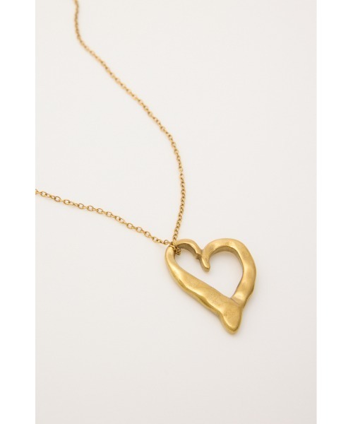 MOUSSY(マウジー)の「HEART MOTIF ネックレス(ネックレス・レディース・ゴールド/シルバー・FREE)」の4枚目の写真