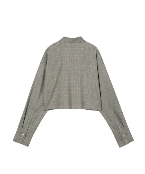 X-girl(エックスガール)の「2P LAYERED L/S SHIRT(シャツ/ブラウス・レディース・ブラック/ライトブルー・S/M)」の6枚目の写真