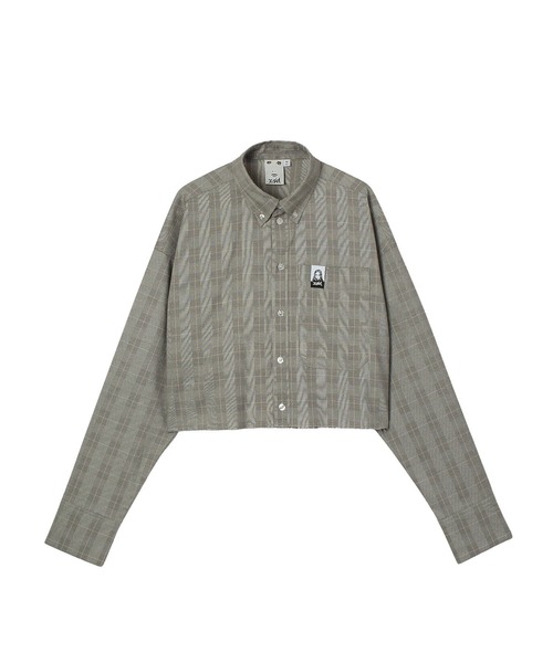 X-girl(エックスガール)の「2P LAYERED L/S SHIRT(シャツ/ブラウス・レディース・ブラック/ライトブルー・S/M)」の21枚目の写真