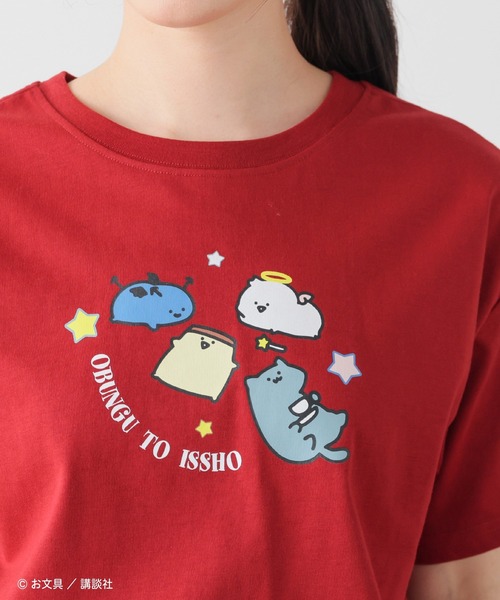 Honeys（ハニーズ）の「お文具といっしょ／Ｔシャツ（Tシャツ/カットソー・レディース・マスタード/レッド/ホワイト/スミクロ/ネイビー・L/LL/M/S）」の5枚目の写真