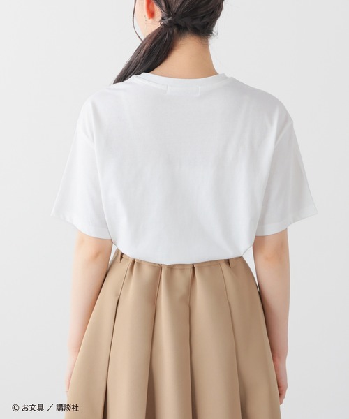 Honeys（ハニーズ）の「お文具といっしょ／Ｔシャツ（Tシャツ/カットソー・レディース・マスタード/レッド/ホワイト/スミクロ/ネイビー・L/LL/M/S）」の7枚目の写真