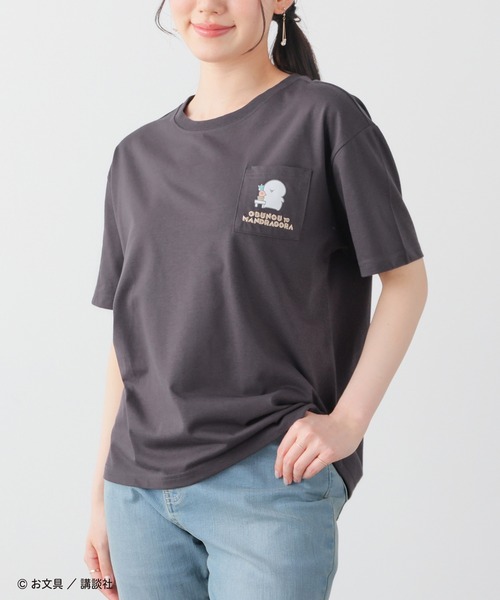 Honeys（ハニーズ）の「お文具といっしょ／Ｔシャツ（Tシャツ/カットソー・レディース・マスタード/レッド/ホワイト/スミクロ/ネイビー・L/LL/M/S）」の11枚目の写真