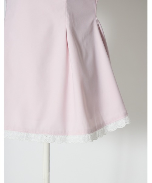 mellfy memory(メルフィーメモリー)の「Twin lace-up ribbon tunic(ワンピース・レディース・ブルー/ピンク・FREE)」の10枚目の写真