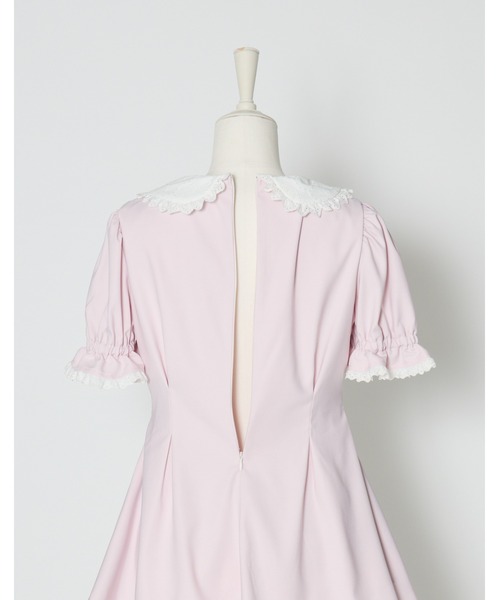 mellfy memory(メルフィーメモリー)の「Twin lace-up ribbon tunic(ワンピース・レディース・ブルー/ピンク・FREE)」の13枚目の写真