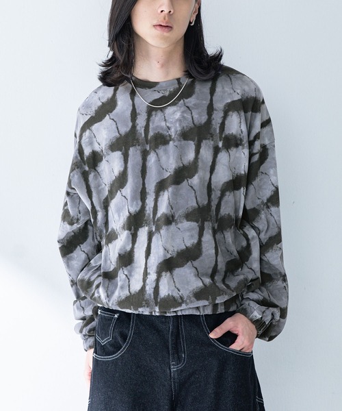 MDR(エムディアール)の「総柄バルーンプルオーバー(Tシャツ/カットソー・メンズ・グレー・FREE)」の22枚目の写真