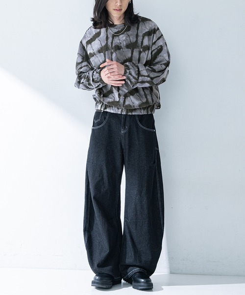MDR(エムディアール)の「総柄バルーンプルオーバー(Tシャツ/カットソー・メンズ・グレー・FREE)」の15枚目の写真