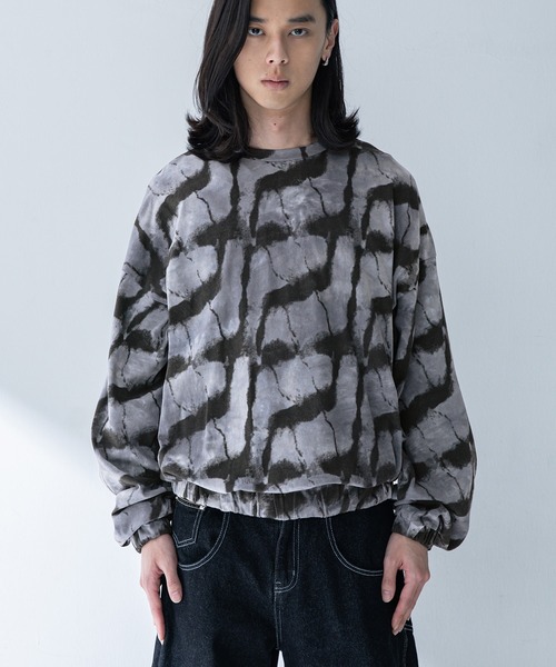 MDR(エムディアール)の「総柄バルーンプルオーバー(Tシャツ/カットソー・メンズ・グレー・FREE)」の19枚目の写真