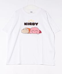 【 Kirby 】 星のカービー サガラ刺繍クルーＴシャツ 26S5