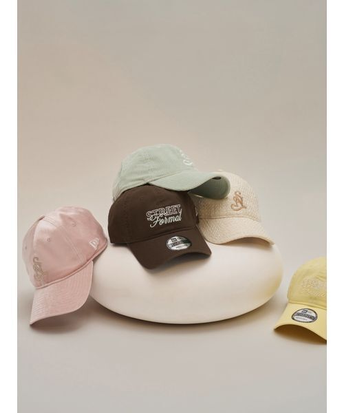 SNIDEL(スナイデル)の「【SNIDEL|NEW ERA】ダブルロゴCAP(キャップ・レディース・イエロー/ライトブルー/ブラック/ブラウン/ネイビー・F)」の10枚目の写真