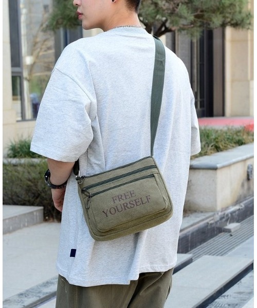 BACKYARD FAMILY(バックヤードファミリー)の「ショルダーバッグ pmysbag03(ショルダーバッグ・メンズ・ブラウン/ベージュ/ダークグレー・FREE)」の7枚目の写真