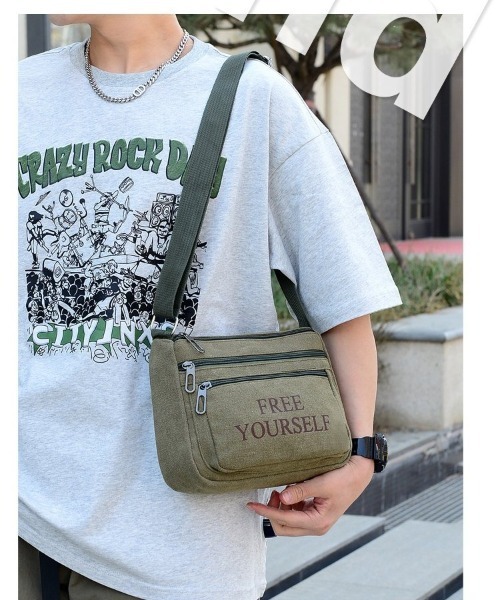 BACKYARD FAMILY(バックヤードファミリー)の「ショルダーバッグ pmysbag03(ショルダーバッグ・メンズ・ブラウン/ベージュ/ダークグレー・FREE)」の12枚目の写真