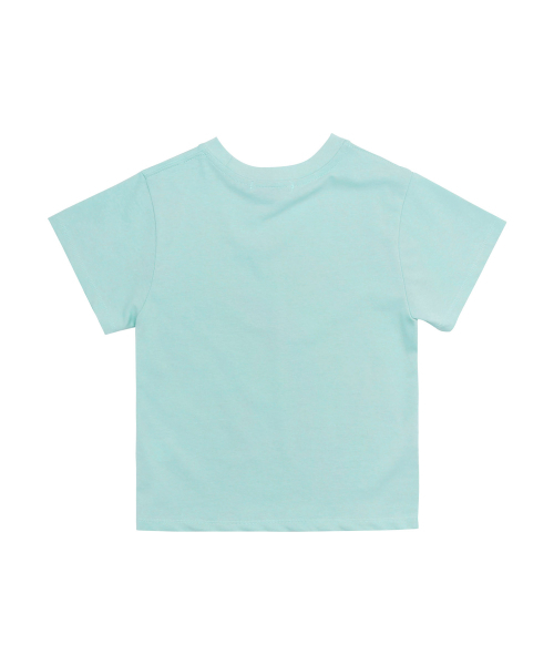 KIJIKO（キジコ）の「ke406. Kijiko Big Logo Semi-Crop Tee Mint（Tシャツ/カットソー・レディース・ミント・FREE）」の6枚目の写真
