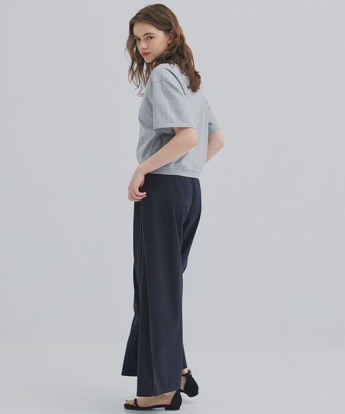 PUBLIC TOKYO(パブリックトウキョウ)の「【2026新作】スウェットライクTEE(Tシャツ/カットソー・レディース・アイボリー/グレー・FREE)」の21枚目の写真