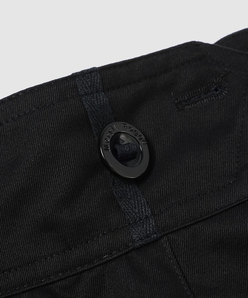 Meryll Rogge（メリル ロッゲ）の「CHINO PANT W/WIDE WAISTBAND（チノパンツ・レディース・ブラック・XS）」の3枚目の写真