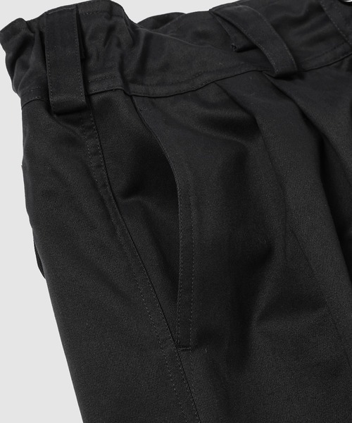 Meryll Rogge（メリル ロッゲ）の「CHINO PANT W/WIDE WAISTBAND（チノパンツ・レディース・ブラック・XS）」の4枚目の写真