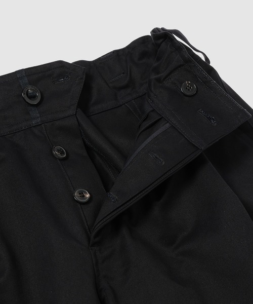 Meryll Rogge（メリル ロッゲ）の「CHINO PANT W/WIDE WAISTBAND（チノパンツ・レディース・ブラック・XS）」の8枚目の写真