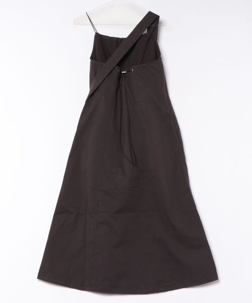 LAULEN(ローレン)の「cotton nylon code strap dress set /コードストラップキャミソールドレスバッグセット(ワンピース・レディース・ブラウン/ネイビー・FREE)」の3枚目の写真