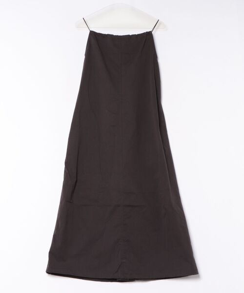 LAULEN(ローレン)の「cotton nylon code strap dress set /コードストラップキャミソールドレスバッグセット(ワンピース・レディース・ブラウン/ネイビー・FREE)」の4枚目の写真
