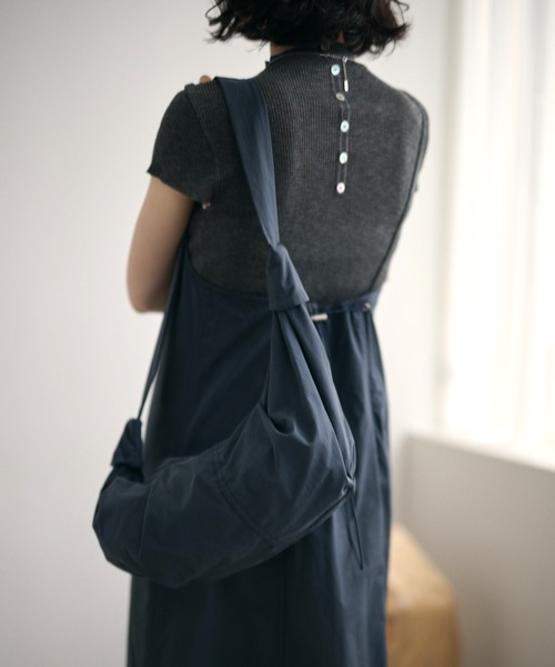 LAULEN(ローレン)の「cotton nylon code strap dress set /コードストラップキャミソールドレスバッグセット(ワンピース・レディース・ブラウン/ネイビー・FREE)」の22枚目の写真