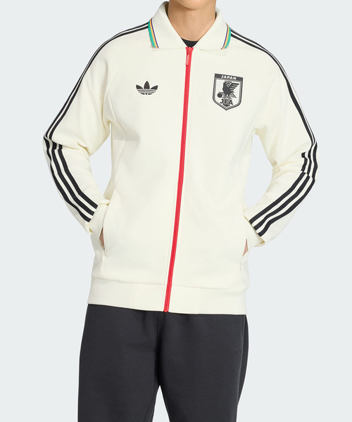 adidas(アディダス)の「adidas(アディダス)W-CUP JAPAN AWAY ANTHEM JACKET(その他アウター・メンズ・アイボリー・MEDIUM/X-LARGE/LARGE)」の3枚目の写真