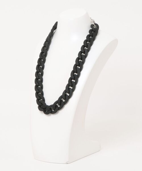 an meets zakka(アンミツザッカ)の「an meets zakka 【COMONONOSA(コモノノサ) 】OMOCHA CHAIN(オモチャチェーン) ネックレス - キヘイ - (50cm)(ネックレス・レディース・ブルー/ターコイズブルー/シルバー/ガンメタ/ブラック/パープル/イエロー/ホワイト/グリーン/ピンク/レッド/オレンジ/ダークブラウン・ONESIZE)」の14枚目の写真