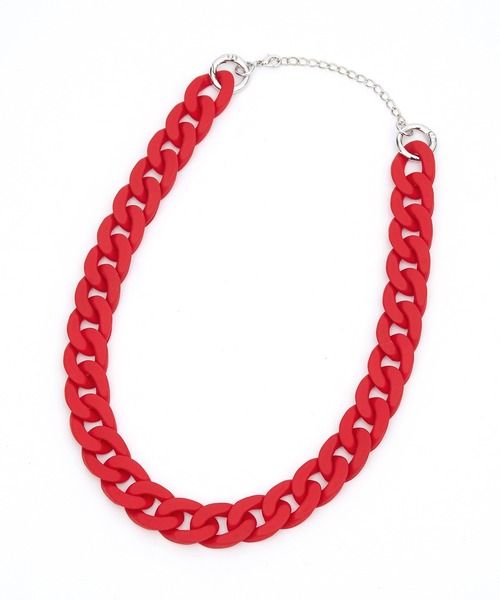 an meets zakka(アンミツザッカ)の「an meets zakka 【COMONONOSA(コモノノサ) 】OMOCHA CHAIN(オモチャチェーン) ネックレス - キヘイ - (50cm)(ネックレス・レディース・ブルー/ターコイズブルー/シルバー/ガンメタ/ブラック/パープル/イエロー/ホワイト/グリーン/ピンク/レッド/オレンジ/ダークブラウン・ONESIZE)」の10枚目の写真