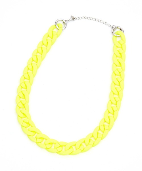 an meets zakka(アンミツザッカ)の「an meets zakka 【COMONONOSA(コモノノサ) 】OMOCHA CHAIN(オモチャチェーン) ネックレス - キヘイ - (50cm)(ネックレス・レディース・ブルー/ターコイズブルー/シルバー/ガンメタ/ブラック/パープル/イエロー/ホワイト/グリーン/ピンク/レッド/オレンジ/ダークブラウン・ONESIZE)」の8枚目の写真