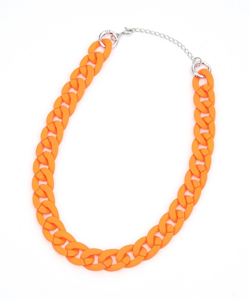 an meets zakka(アンミツザッカ)の「an meets zakka 【COMONONOSA(コモノノサ) 】OMOCHA CHAIN(オモチャチェーン) ネックレス - キヘイ - (50cm)(ネックレス・レディース・ブルー/ターコイズブルー/シルバー/ガンメタ/ブラック/パープル/イエロー/ホワイト/グリーン/ピンク/レッド/オレンジ/ダークブラウン・ONESIZE)」の11枚目の写真