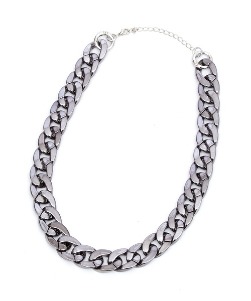 an meets zakka(アンミツザッカ)の「an meets zakka 【COMONONOSA(コモノノサ) 】OMOCHA CHAIN(オモチャチェーン) ネックレス - キヘイ - (50cm)(ネックレス・レディース・ブルー/ターコイズブルー/シルバー/ガンメタ/ブラック/パープル/イエロー/ホワイト/グリーン/ピンク/レッド/オレンジ/ダークブラウン・ONESIZE)」の13枚目の写真