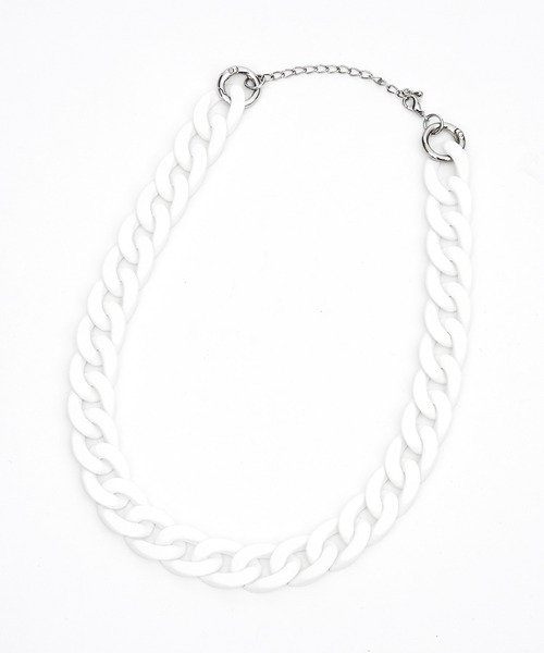 an meets zakka(アンミツザッカ)の「an meets zakka 【COMONONOSA(コモノノサ) 】OMOCHA CHAIN(オモチャチェーン) ネックレス - キヘイ - (50cm)(ネックレス・レディース・ブルー/ターコイズブルー/シルバー/ガンメタ/ブラック/パープル/イエロー/ホワイト/グリーン/ピンク/レッド/オレンジ/ダークブラウン・ONESIZE)」の20枚目の写真
