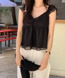 Vネックキャミソール