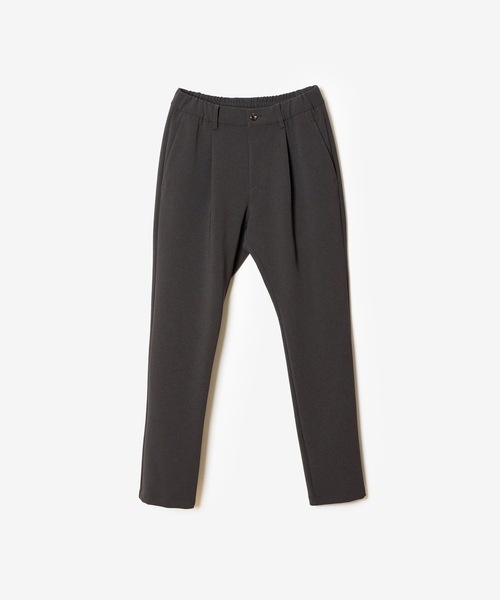 ATTACHMENT(アタッチメント)の「PE ストレッチダブルクロス レギュラーフィット 1タックトラウザーズ / PE STRETCH DOUBLE CLOTH REGULAR FIT 1TUCK TROUSERS(スラックス・メンズ・グレー/ブラック/ブラウン・1/3/2/4)」の2枚目の写真